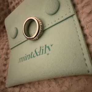 Mint & Lily Silver Fidget Spinning Ring